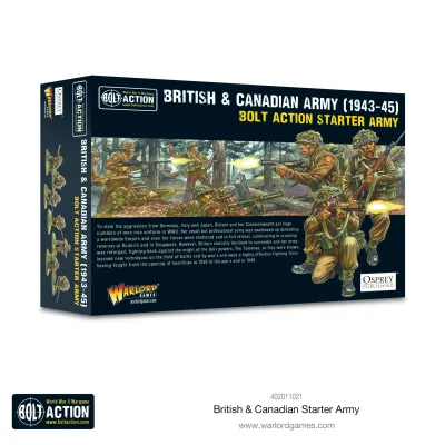 British & Canadian Army (1943-45) Starter Army - Bolt Action - Warlord Games British & Canadian Army (1943-45) Starter Army - Bolt Action - Warlord Games