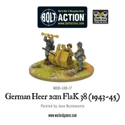 German Heer 2Cm Flak 38 (1943-45) - Warlord Bolt Action