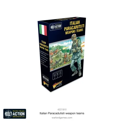 Italian Paracadutisti Weapons Teams - Warlord Games Bolt Action