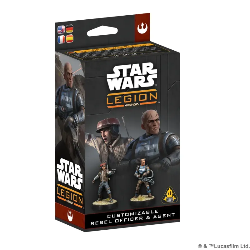 Star Wars Legion - Customisable Rebel Officer & Agent