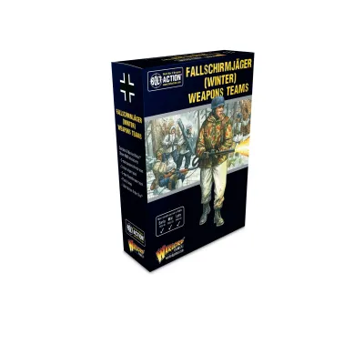 Fallschirmjager (Winter) Weapons Teams - Warlord Bolt Action