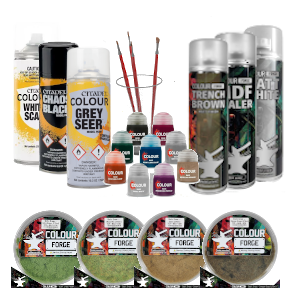 Paints - Sprays - Brushes - Tools - Basing