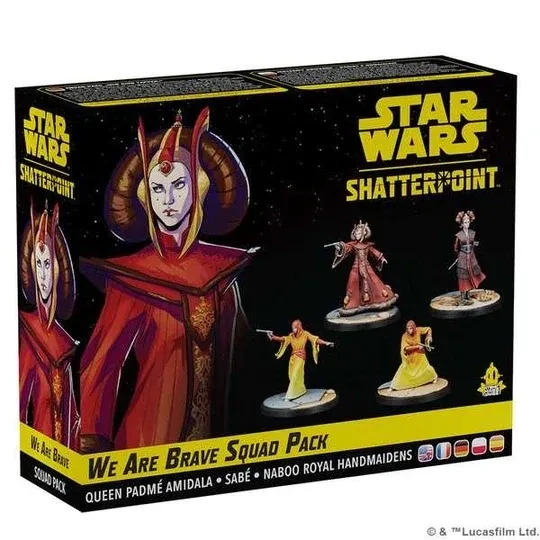 Star Wars Shatterpoint: We Are Brave (Padme Amidala) Squad Pack Star Wars Shatterpoint: We Are Brave (Padme Amidala) Squad Pack