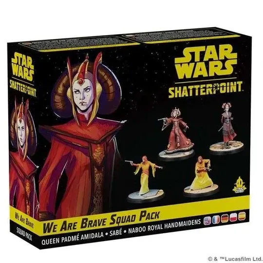 Star Wars Shatterpoint: We Are Brave (Padme Amidala) Squad Pack Star Wars Shatterpoint: We Are Brave (Padme Amidala) Squad Pack