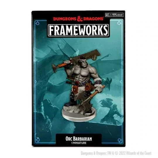 Orc Barbarian Male: D&D Frameworks (W1) Orc Barbarian Male: D&D Frameworks (W1)