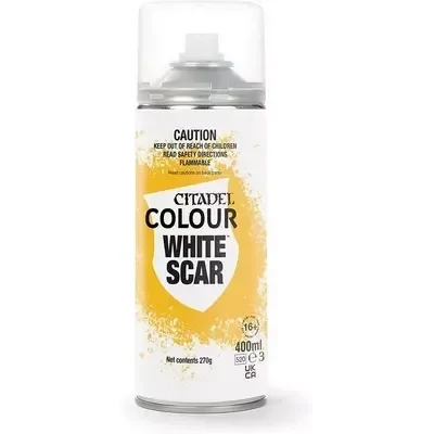 White Scar - Citadel Paints - Spray 400 ml (280g) White Scar - Citadel Paints - Spray 400 ml (280g)