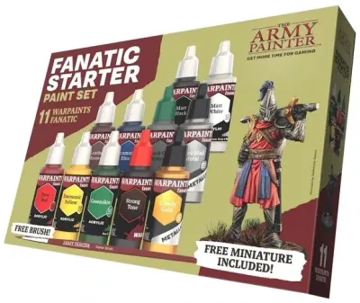 Warpaints Fanatic: Starter Set - The Army Painter Warpaints Fanatic: Starter Set - The Army Painter