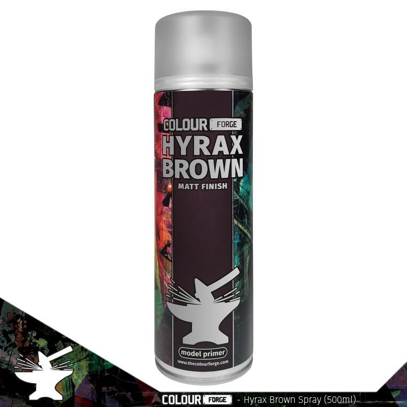 Colour Forge Spray: Hyrax Brown Matt Finish (500Ml)