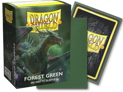 Dragon Shield Sleeves - Forest Green (100 Ct.) In Box Dragon Shield Sleeves - Forest Green (100 Ct.) In Box