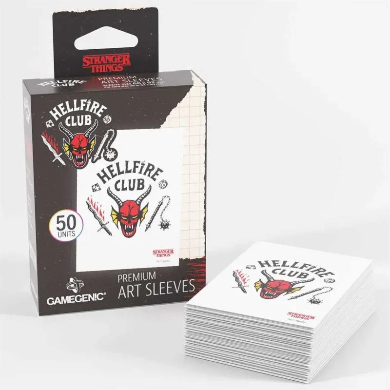 Gamegenic: Stranger Things - Hellfire Club Art Sleeves Hellfire Club