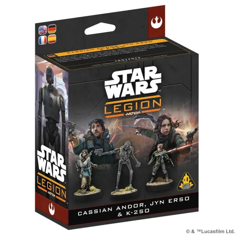 Star Wars Legion - Cassian Andor & Jyn Erso & K-2SO Star Wars Legion - Cassian Andor & Jyn Erso & K-2SO