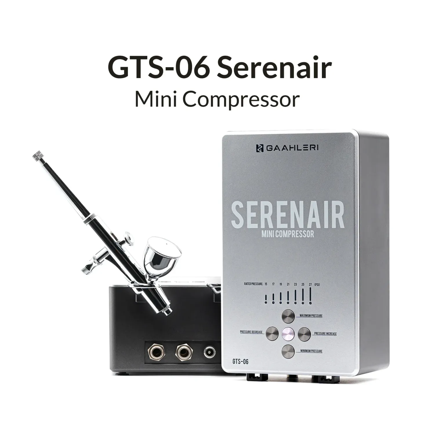 Ambition Series GTS-06 Serenair Mini Air Compressor with Airbrush