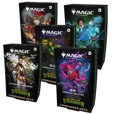 MTG: Secrets of Strixhaven Commander Deck Set of 5