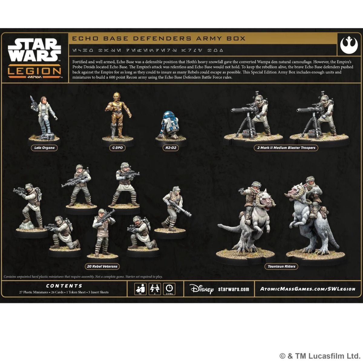 Star Wars Legion – Echo Base Defenders Special Edition Army Box