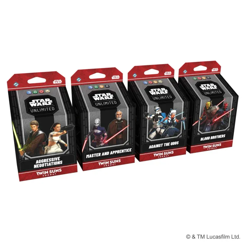 Star Wars Unlimited - Twin Suns Deck Set of 4