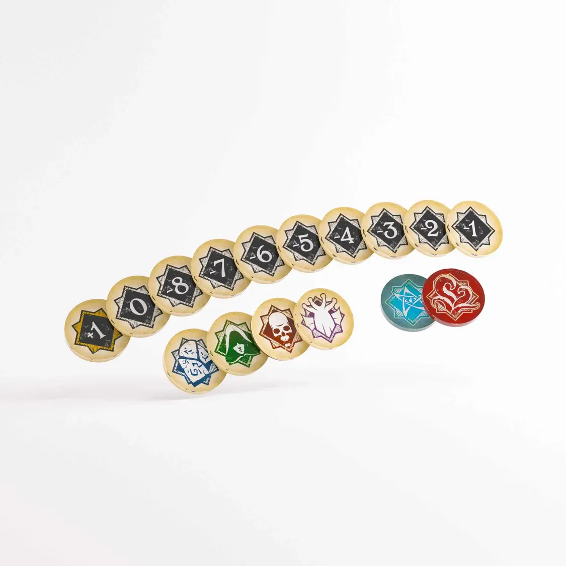 Gamegenic Arkham Horror: Chaos Tokens + Token Bag