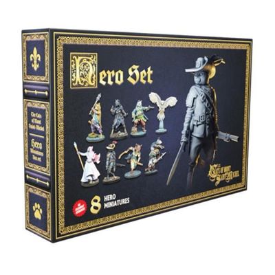 The Cats Of Mont Saint Michel Board Game: Hero Miniatures Set