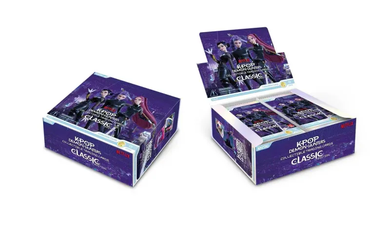 KPop Demon Hunters-Collectible Trading Cards-Classic Edition Foil -001-EMEA-Series 1-B (20 Packs)