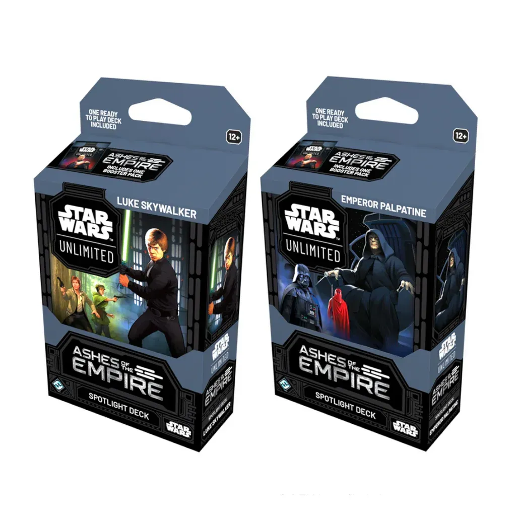 Star Wars: Unlimited - Ashes of the Empire Spotlight Deck - Luke & Palpatine