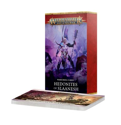 War Scroll Cards: Hedonites Of Slaanesh (Eng)