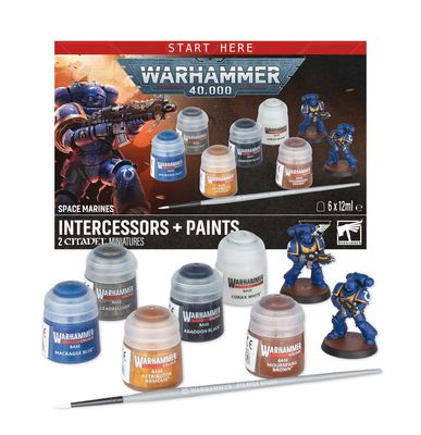 Space Marine Intercissors +Paints Eng Space Marine Intercissors +Paints Eng