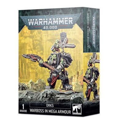 Orks: Ork Warboss In Mega Armour Orks: Ork Warboss In Mega Armour