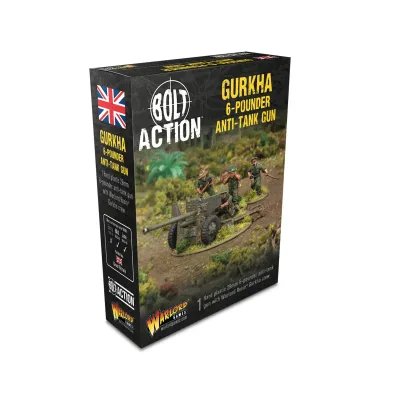 British Gurkha 6-Pounder Anti-Tank Gun