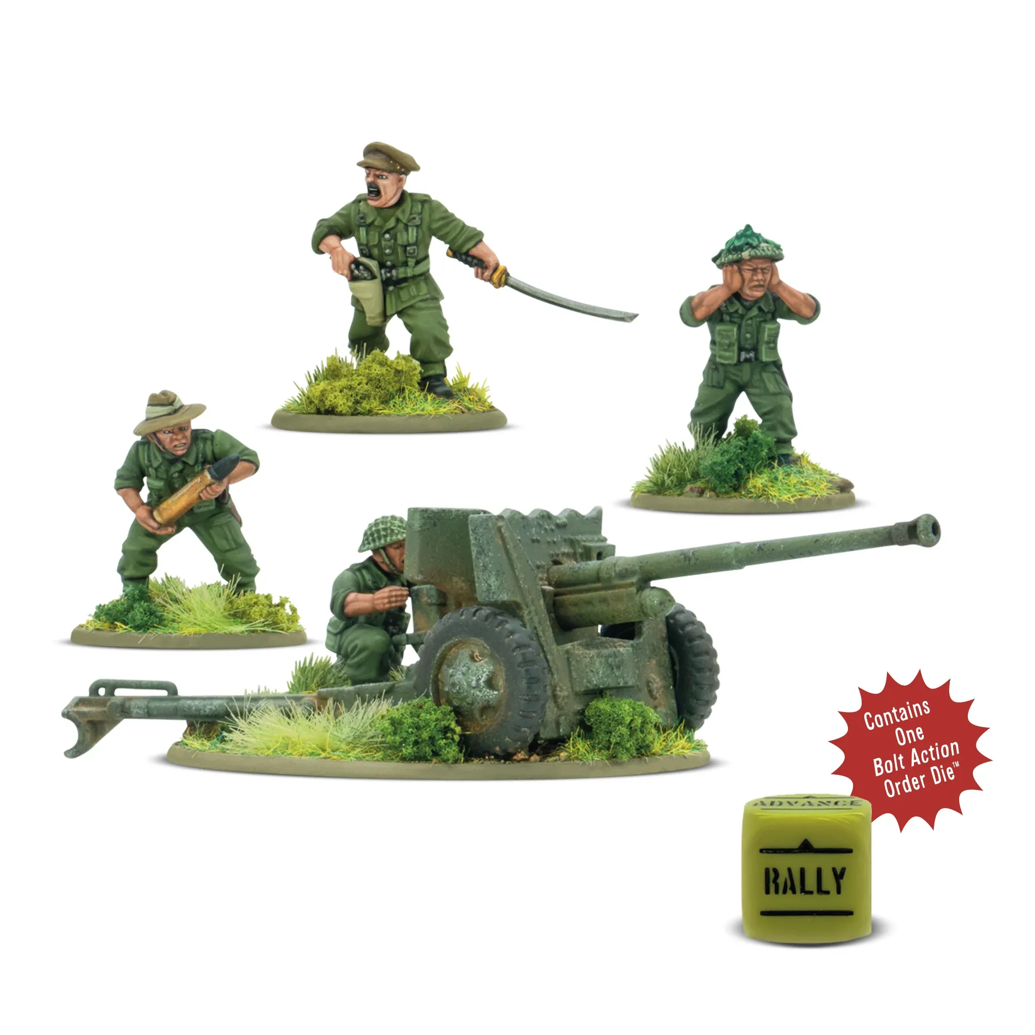British Gurkha 6-Pounder Anti-Tank Gun