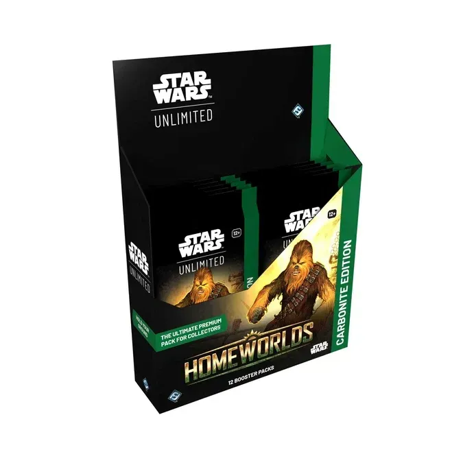 Star Wars: Unlimited - Homeworlds Carbonite Booster Display (12) Star Wars: Unlimited - Homeworlds Carbonite Booster Display (12)