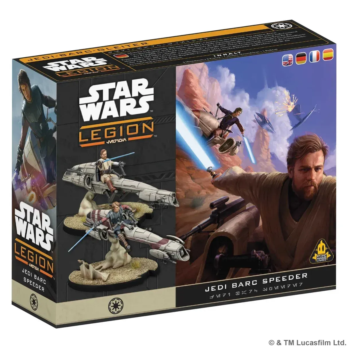 Star Wars: Legion - Jedi General On Barc Speeder