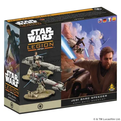 Star Wars: Legion - Jedi General On Barc Speeder Star Wars: Legion - Jedi General On Barc Speeder