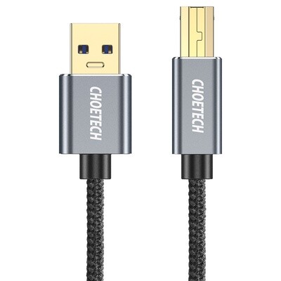 Choetech USB 2.0 A naar B printer kabel 3 meter