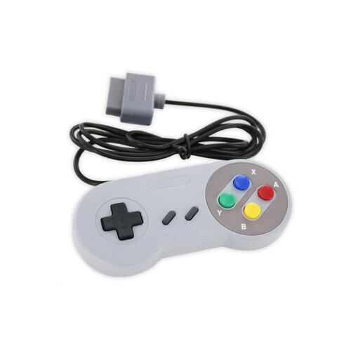 Controller bedraad voor de SNES