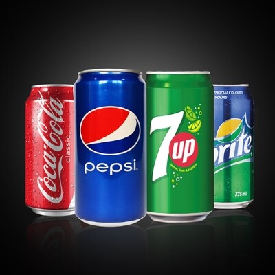 Soft Drinks (Coke, Sprite, Pepsi, 7up)