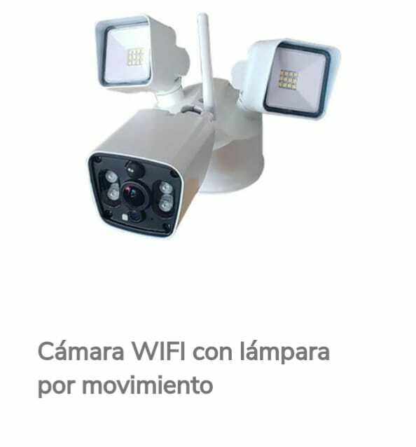 Cámara WIFI con lámpara por movimiento