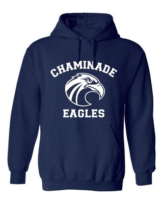 Hoodie with White Eagle Head  
