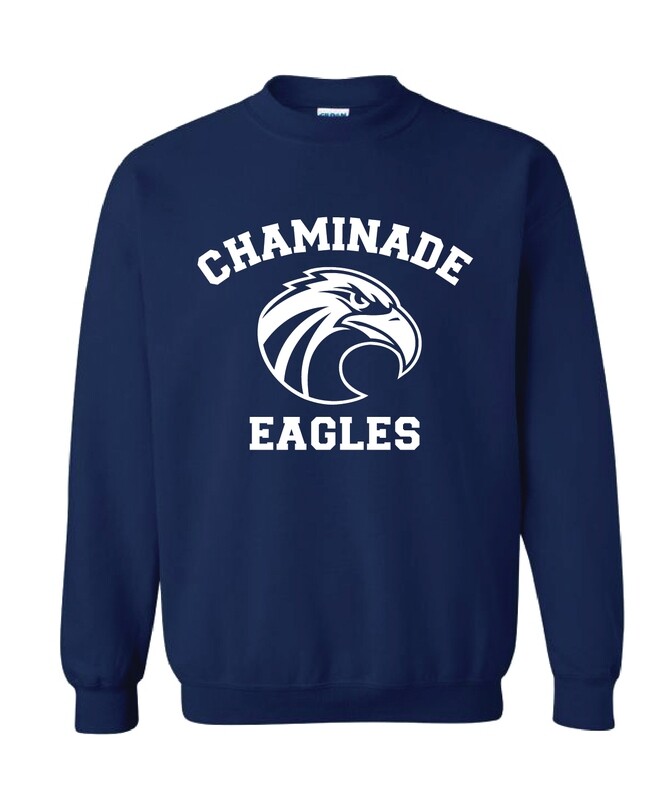 Crewneck with White Eagle Head  