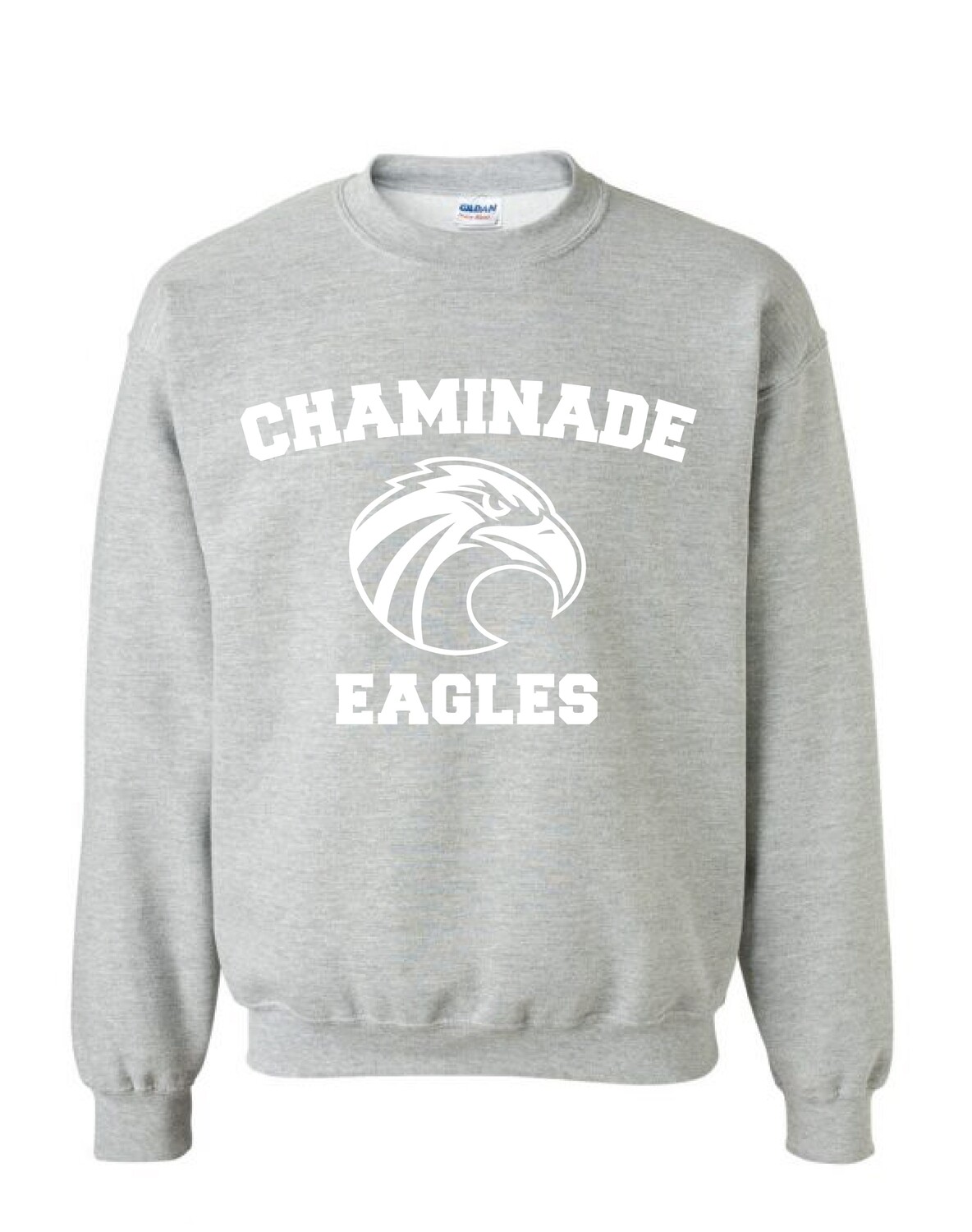 Grey Crew with White Eagle Head - HS