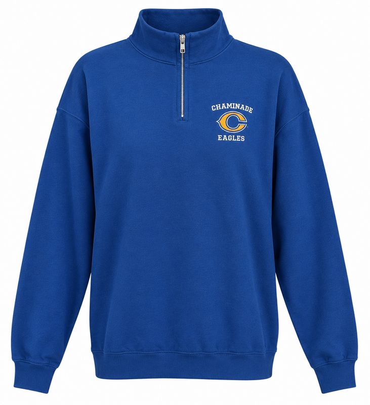 Navy 1/4 Sweatshirt