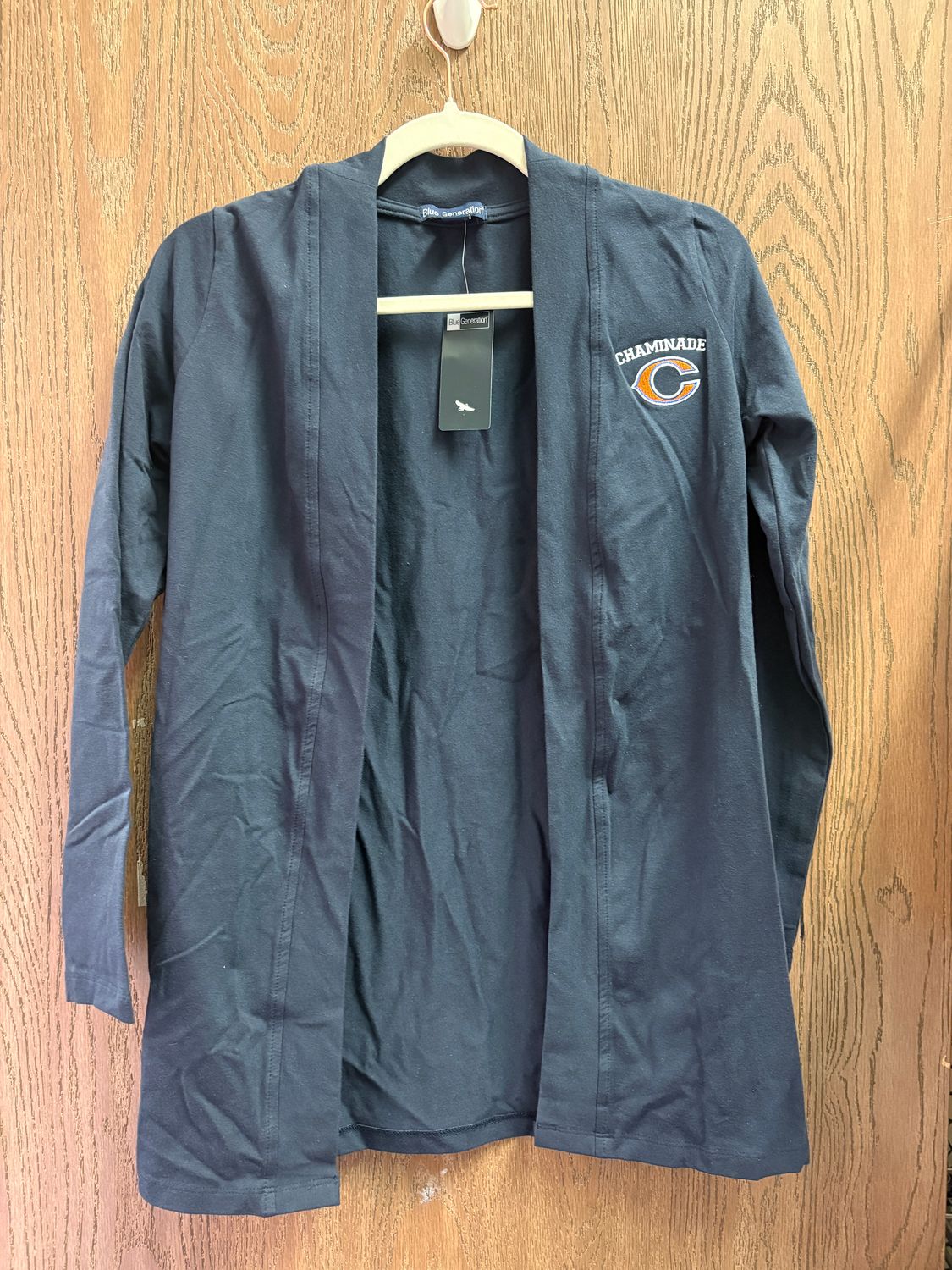 Ladies Navy Cardigan