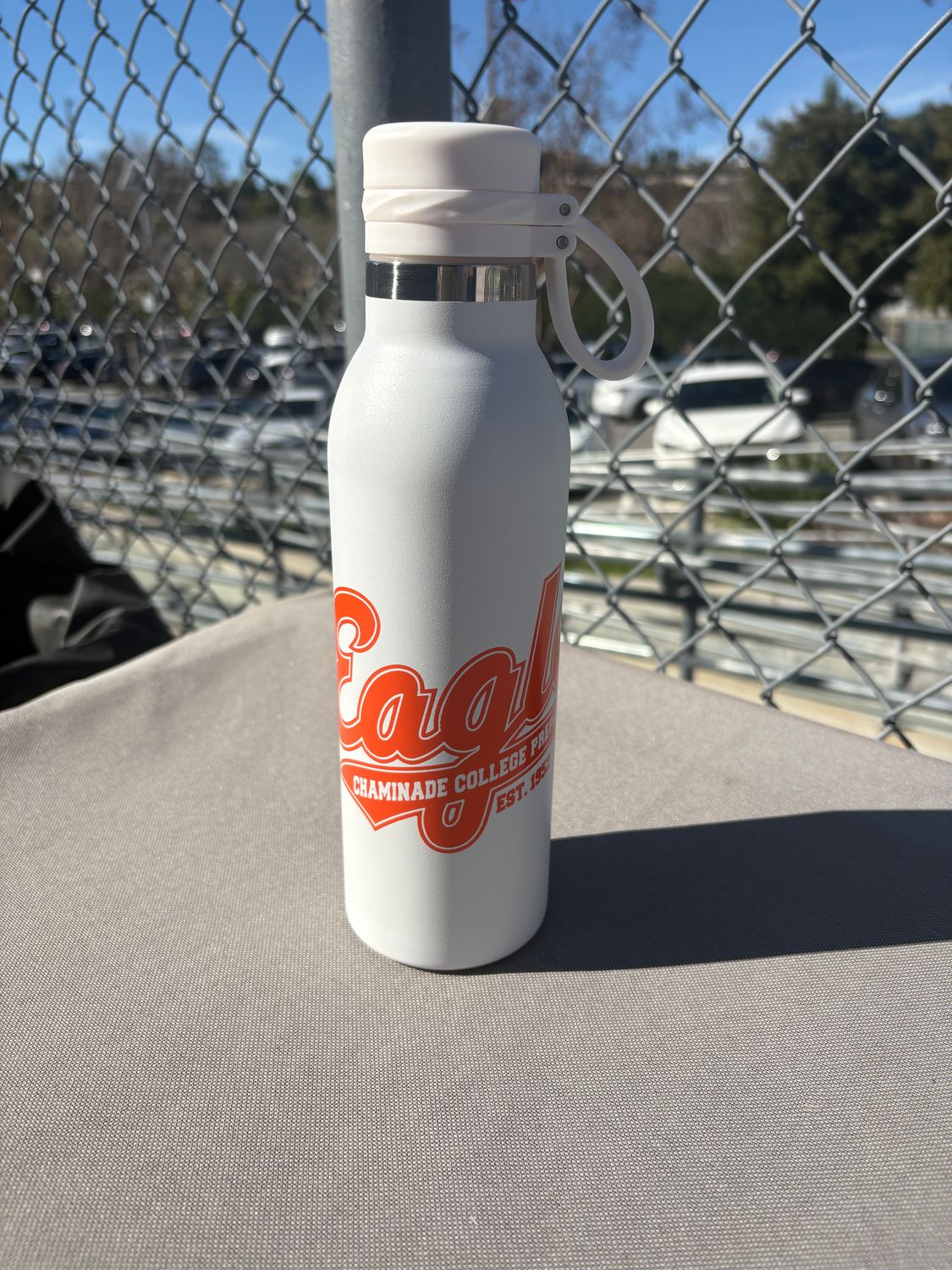 White Stainless Steel Water Bottle