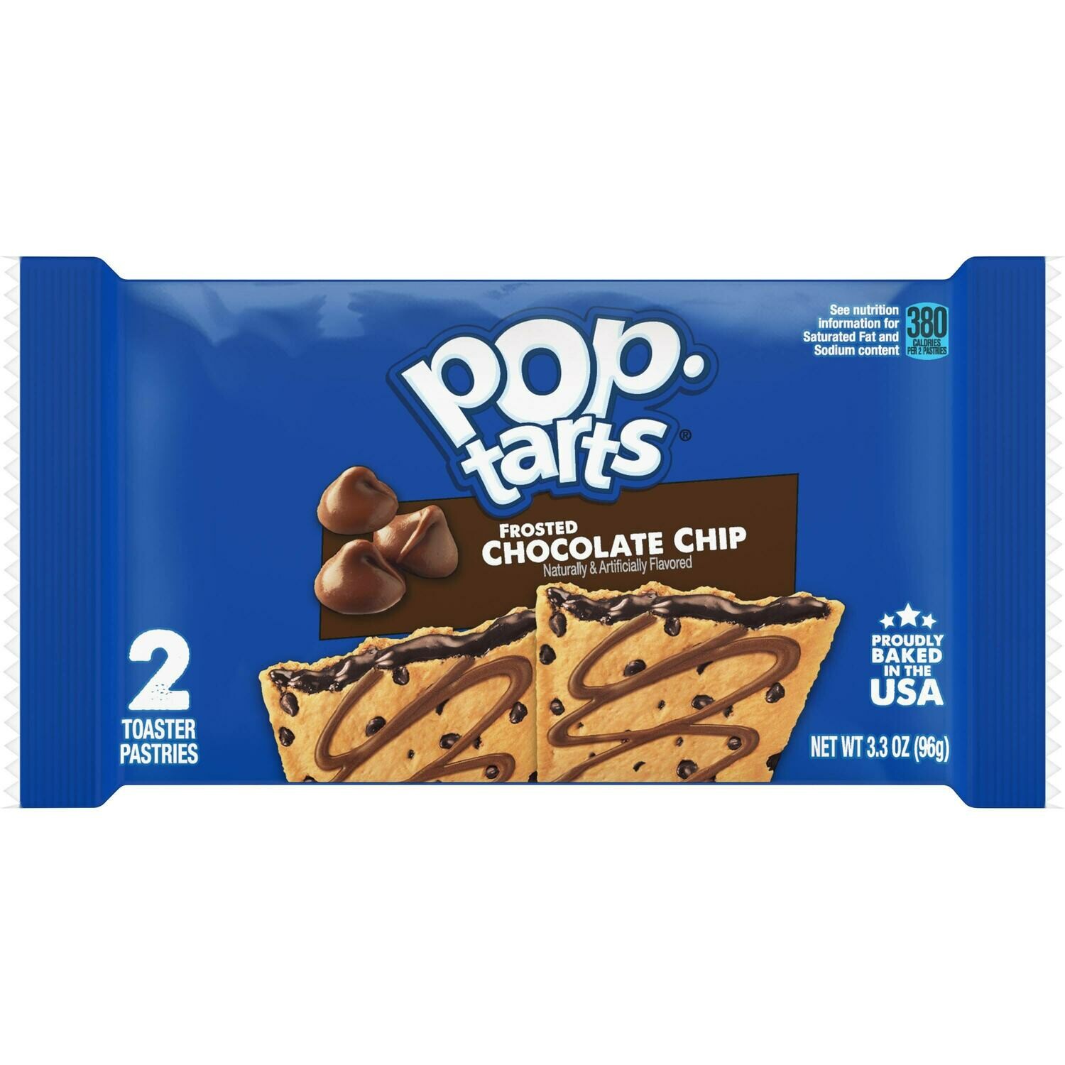 Kelloggs Pop-tarts Chocolate Chip 2pk