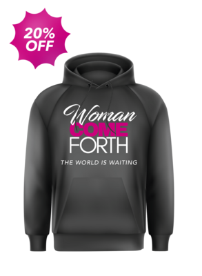 Woman Come Forth Sweatshirt in Black