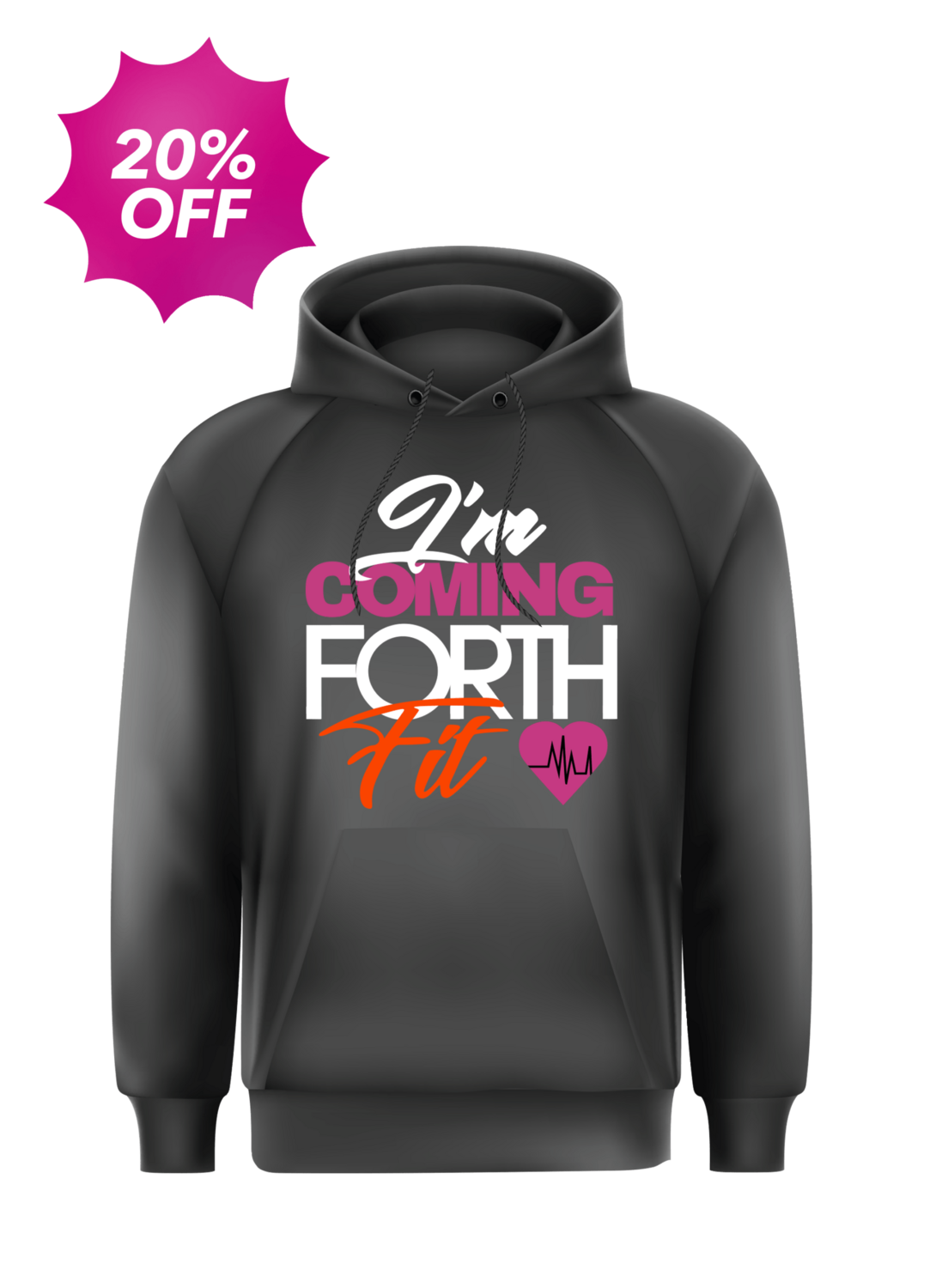 Coming Forth Fit Sweatshirt in Black