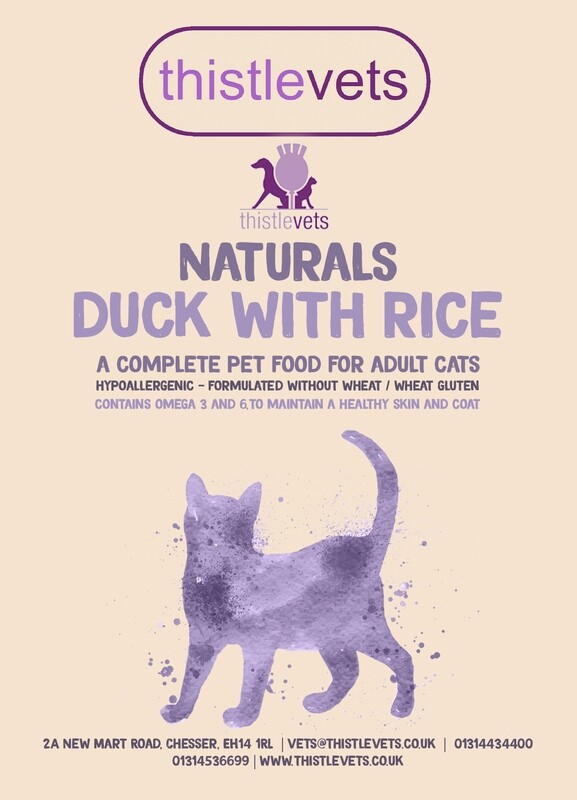 Thistle Vets Cat Natural Duck