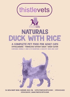 Thistle Vets Cat Natural Duck