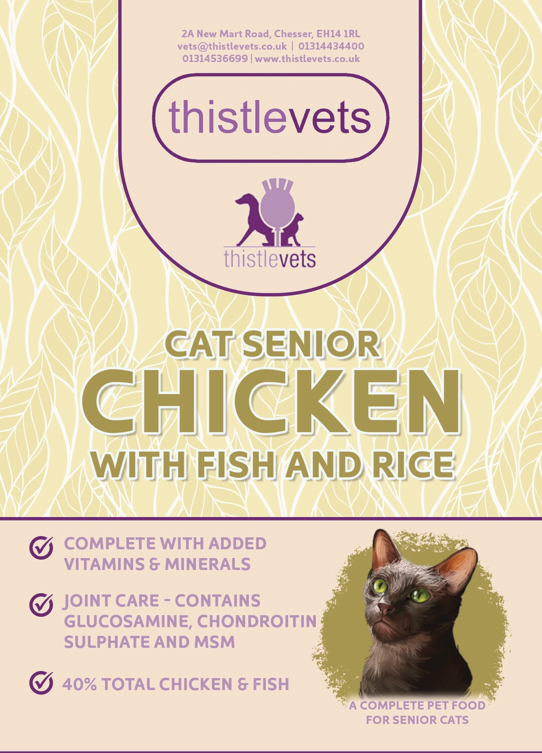 Thistle Vets Cat Senior