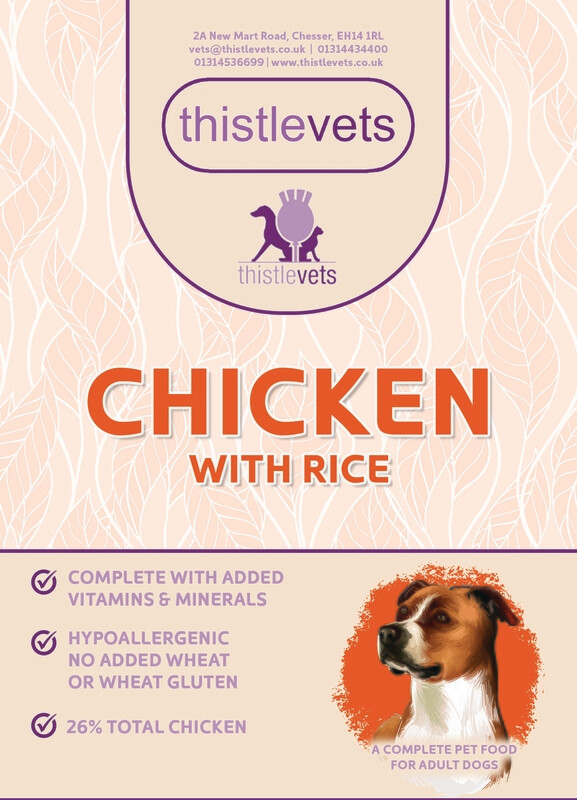 Thistle Vets Dog Chicken &amp; Rice