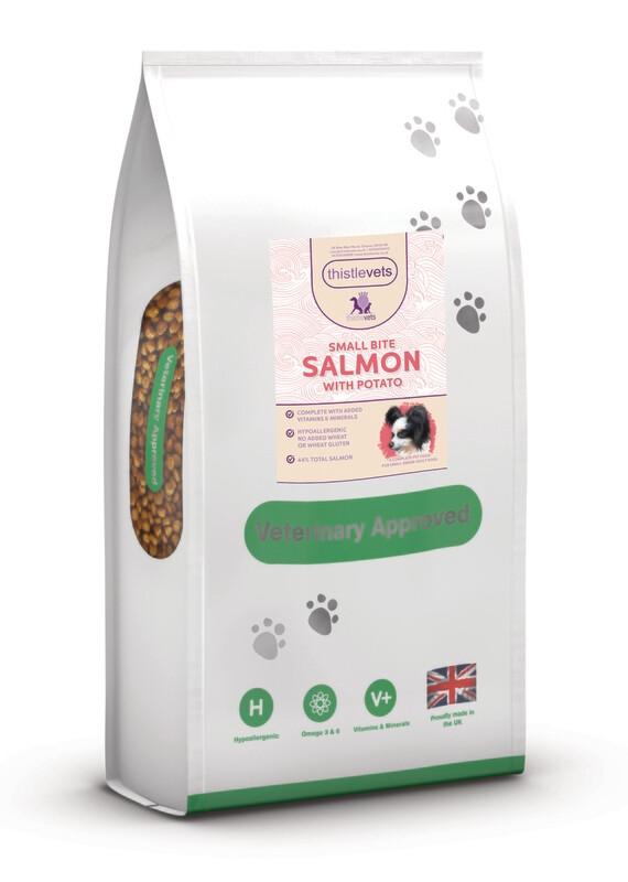 Thistle Vets Dog Small Bite Salmon &amp; Potato