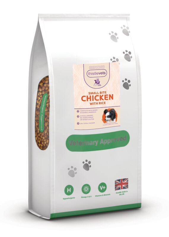 Thistle Vets Dog Small Bite Chicken &amp; Rice